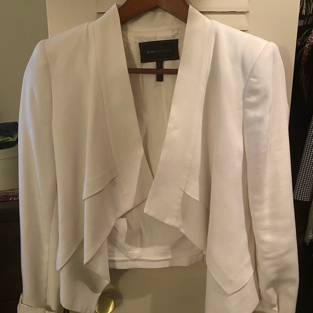 BcBg white blazer